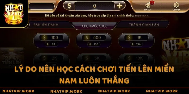 Lý do nên học cách chơi Tiến lên miền Nam luôn thắng
