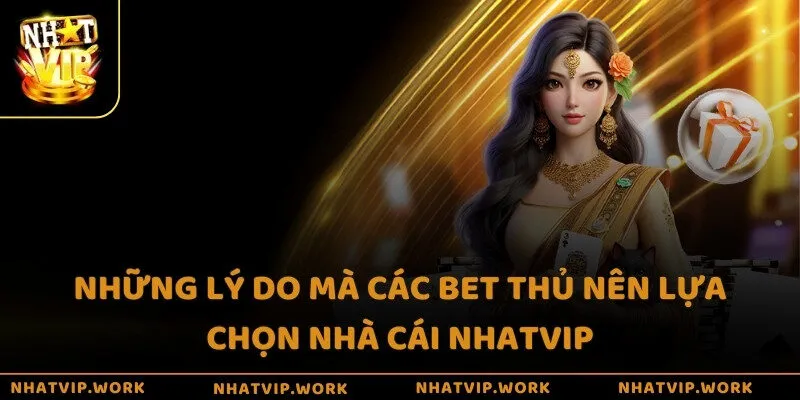 Những lý do mà các bet thủ nên lựa chọn nhà cái Nhatvip